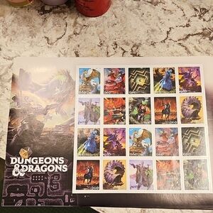 Dungeons & Dragons Sticker Sheet